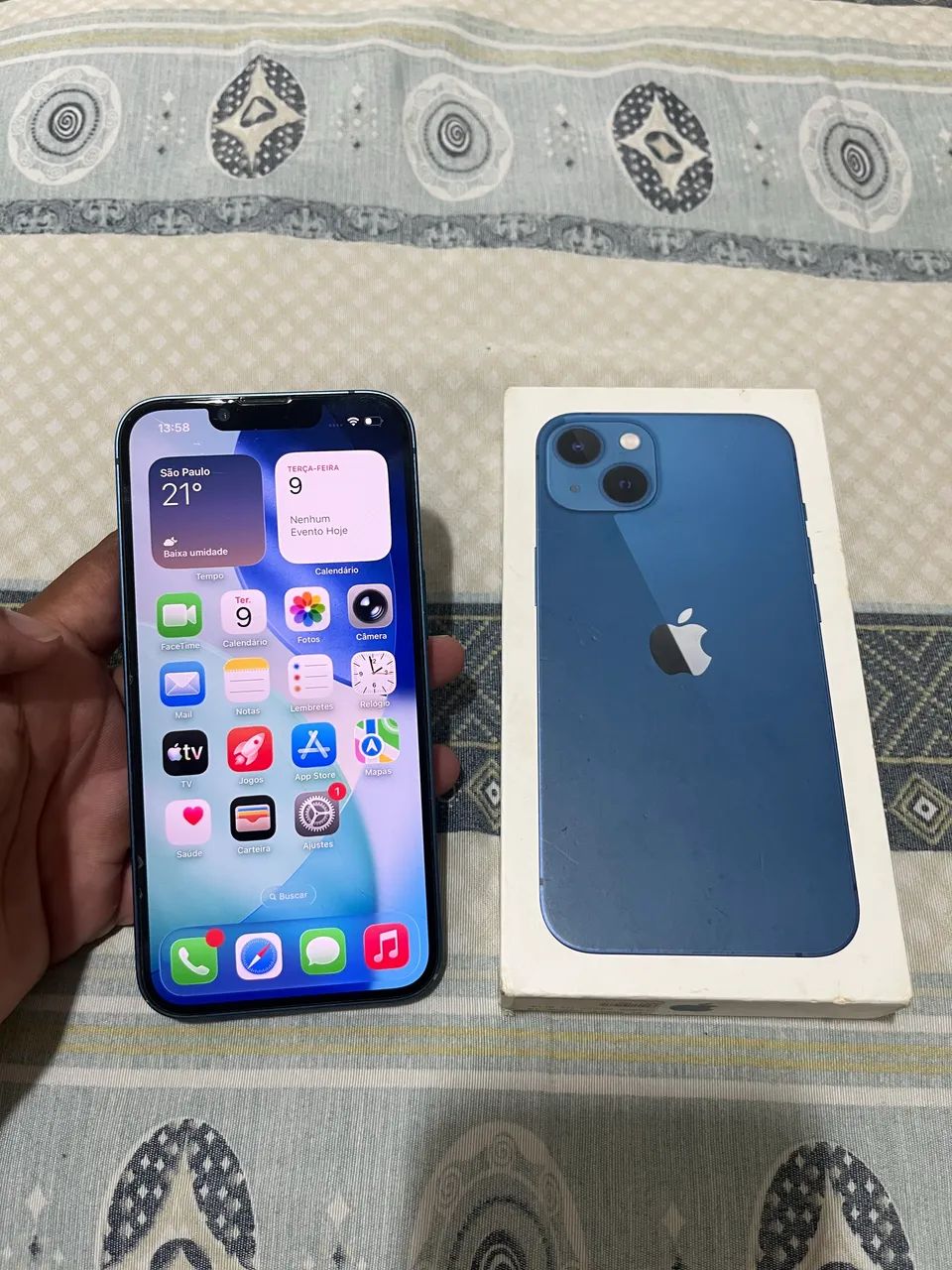 iPhone 13 128gb Azul sierra  - Foto 2
