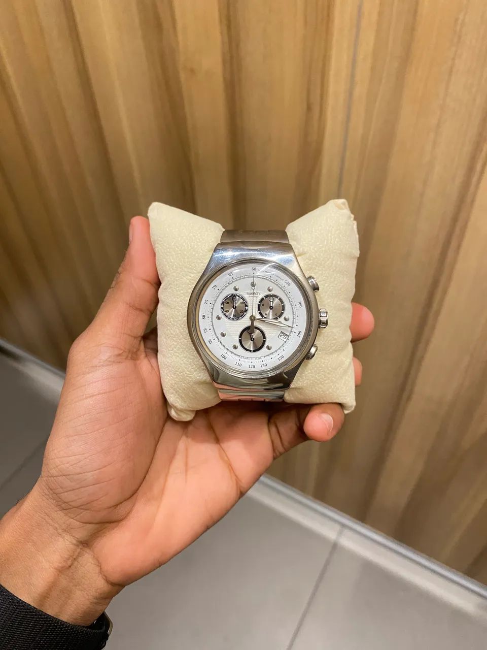 Swatch série prata 