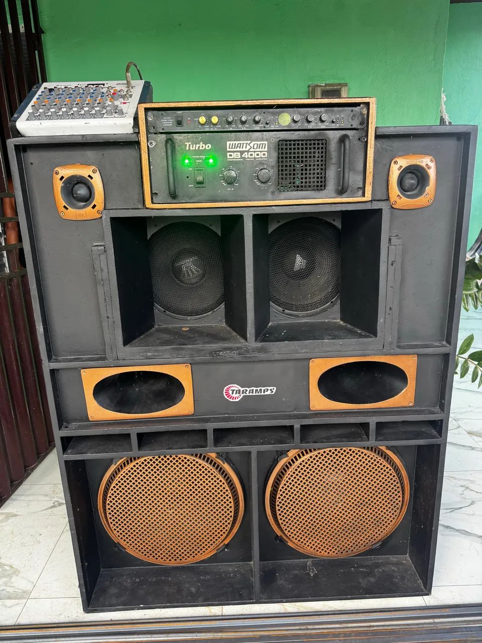 Som Completo: Caixa Trio Dupla + Wattsom DB 4000 + Mesa Bluetooth  - Foto 3
