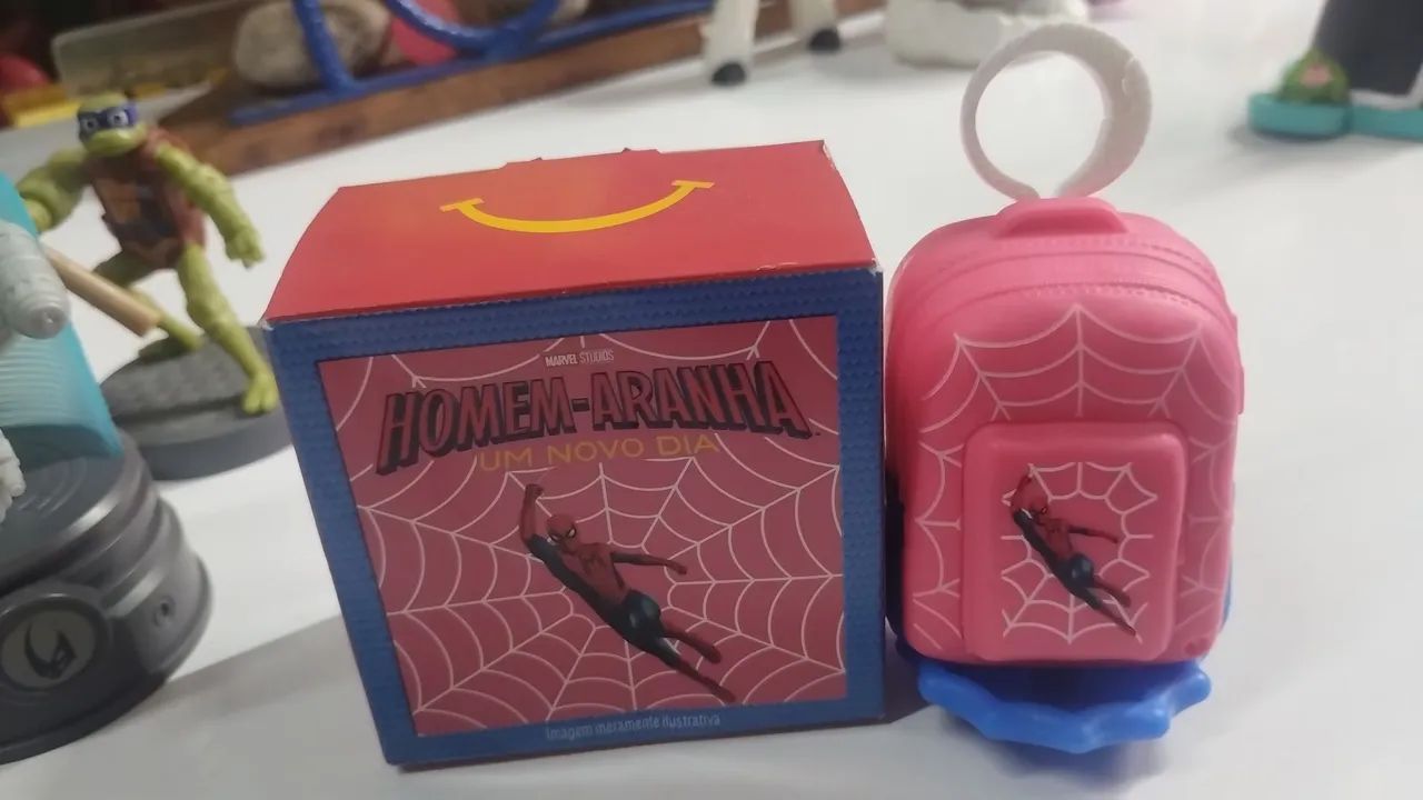 Chaveiro homem aranha MC Donald's 