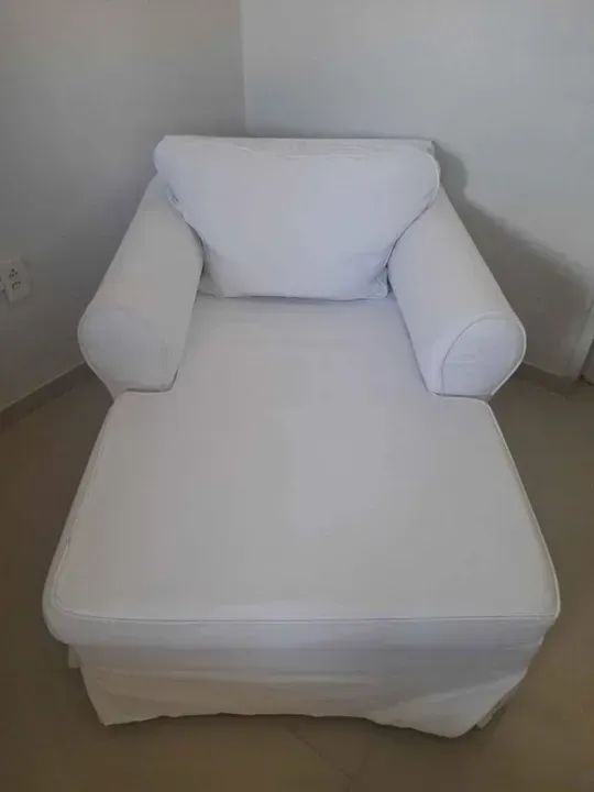 Sofá Cama Premium 96cm largura X 1,45m comprimento X 0,75 cm altura - Foto 3