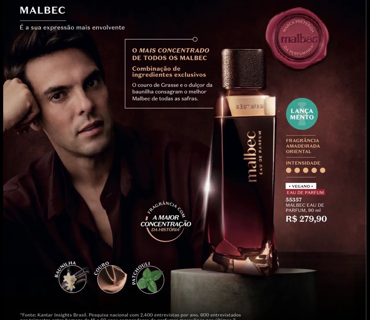 Perfume Malbec EUA Parfum Lançamento 