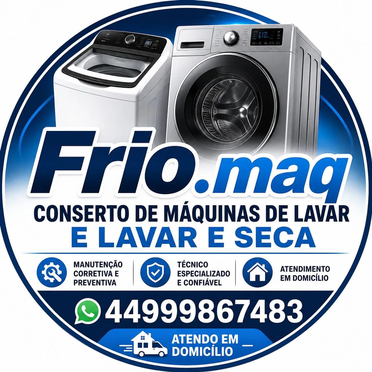Consertos de máquinas de lavar roupa e geladeira 