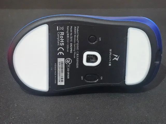 Mouse Gamer Rawm Er21PRO Wireless 8khz - Azul - Foto 4