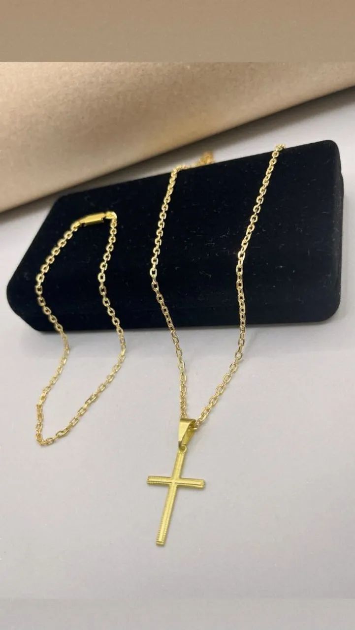 Kit Corrente Pingente e pulseira Em Moeda Antiga 