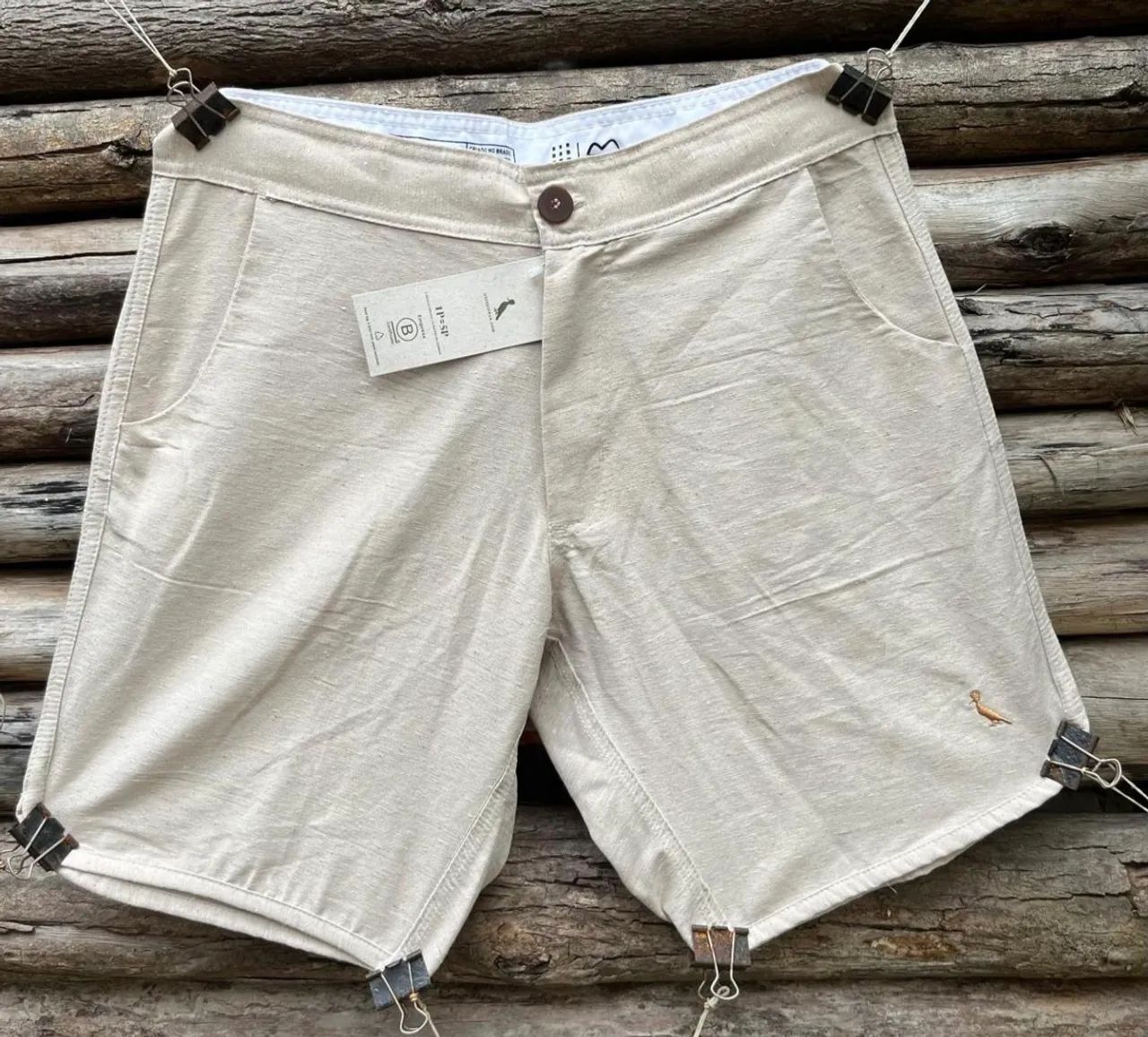 BERMUDA DE LINHO CASUAL - Foto 4