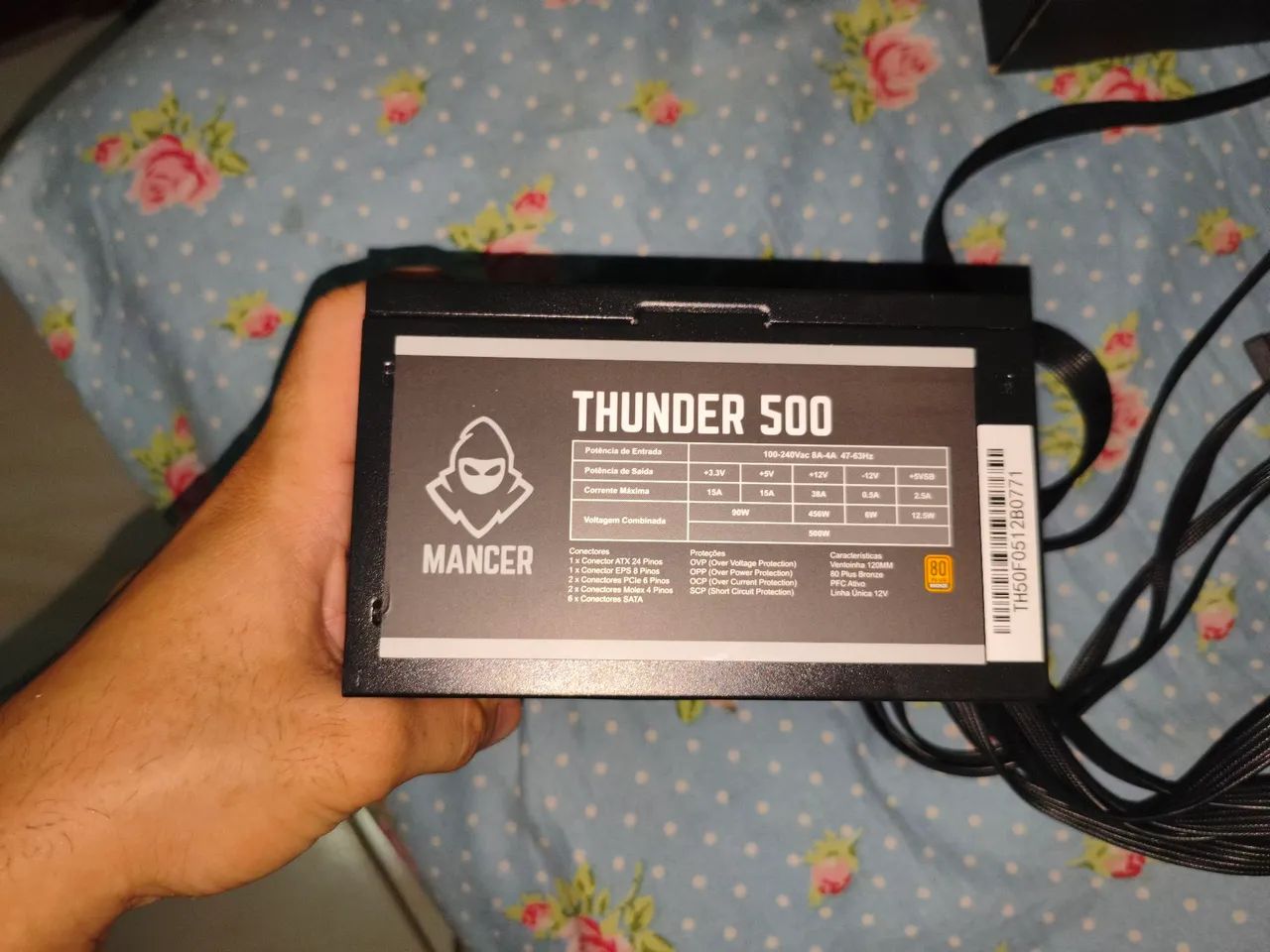 Fonte 500w 80plus bronze 