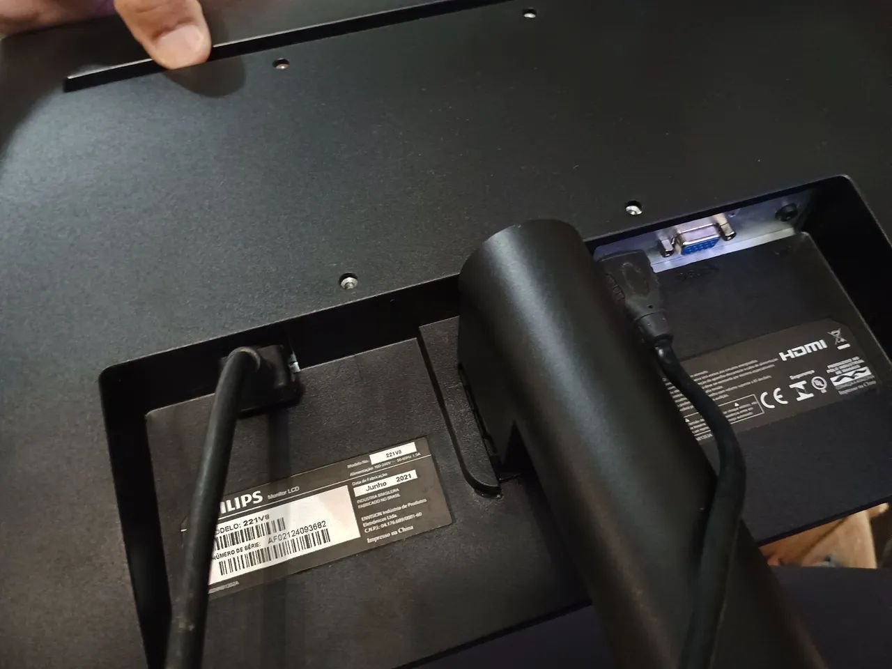 Monitor gamer 22 polegadas Philips 75hz a 100hz - Foto 2