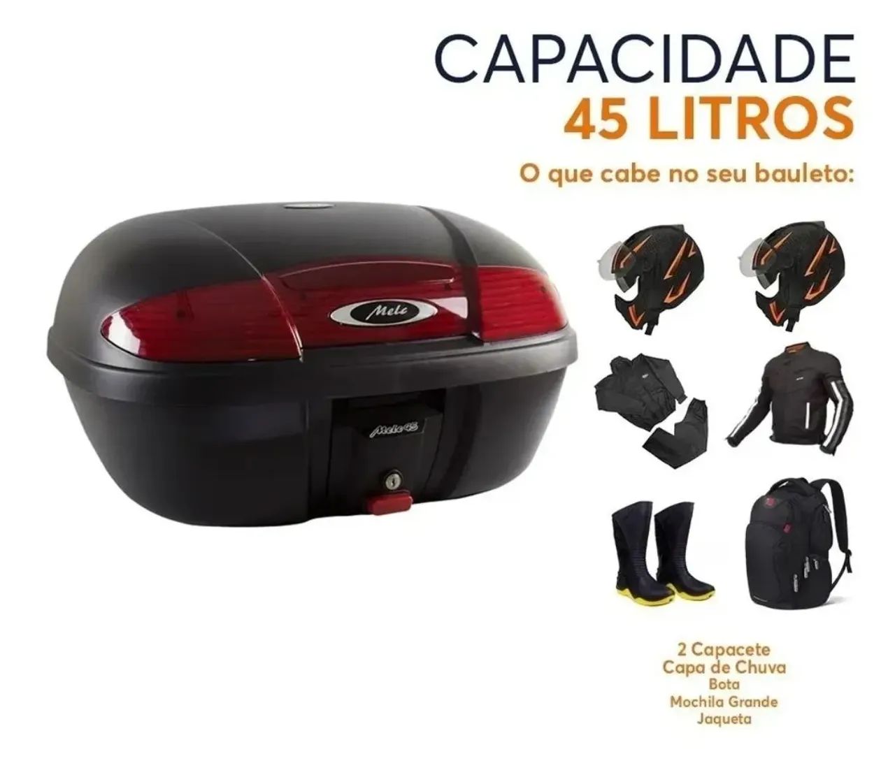 Vende-se baú para Moto.  - Foto 4