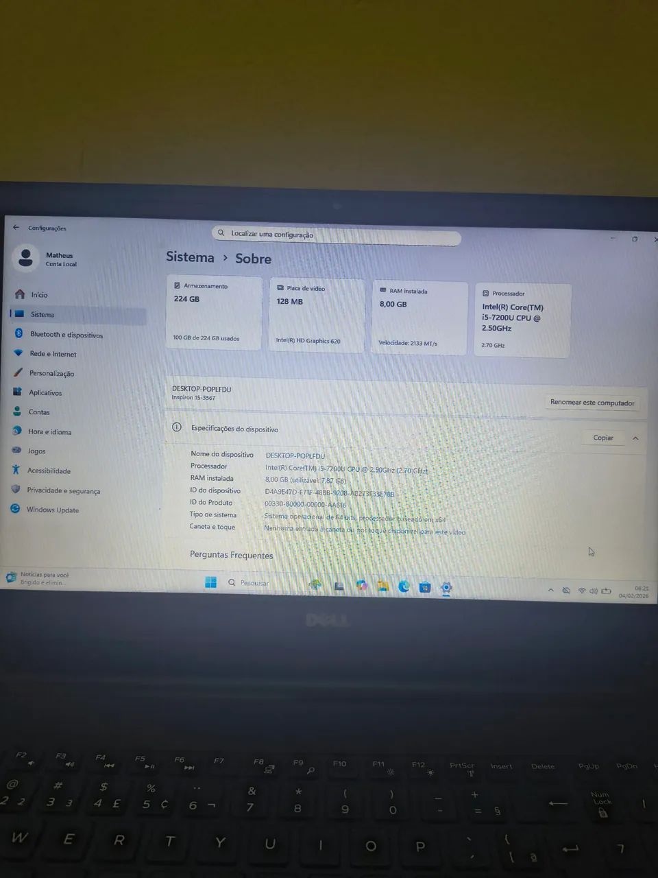 Notebook Dell Inspiron 3637 - Foto 3