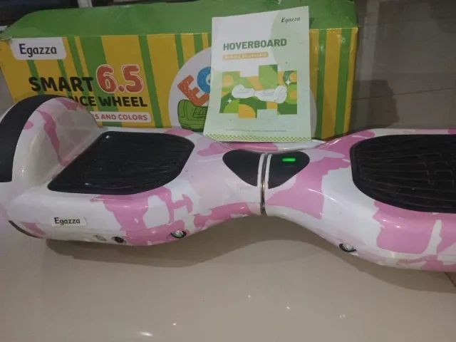Hoverboard usado com led de luzes e bluetooth  - Foto 5