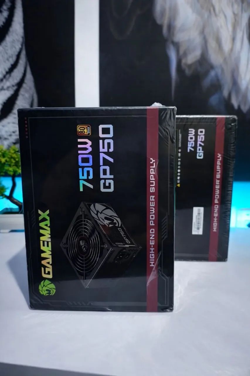 Fonte Gamemax GP750W 80 Plus Bronze PFC Ativo (Lacrada)