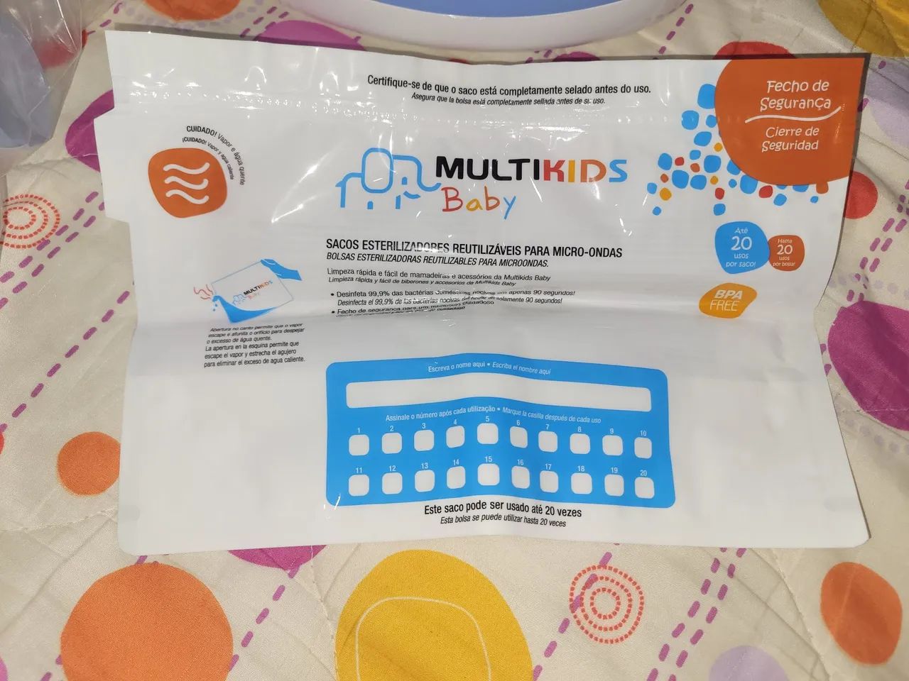 Esterilizador de mamadeira para microondas - Foto 3