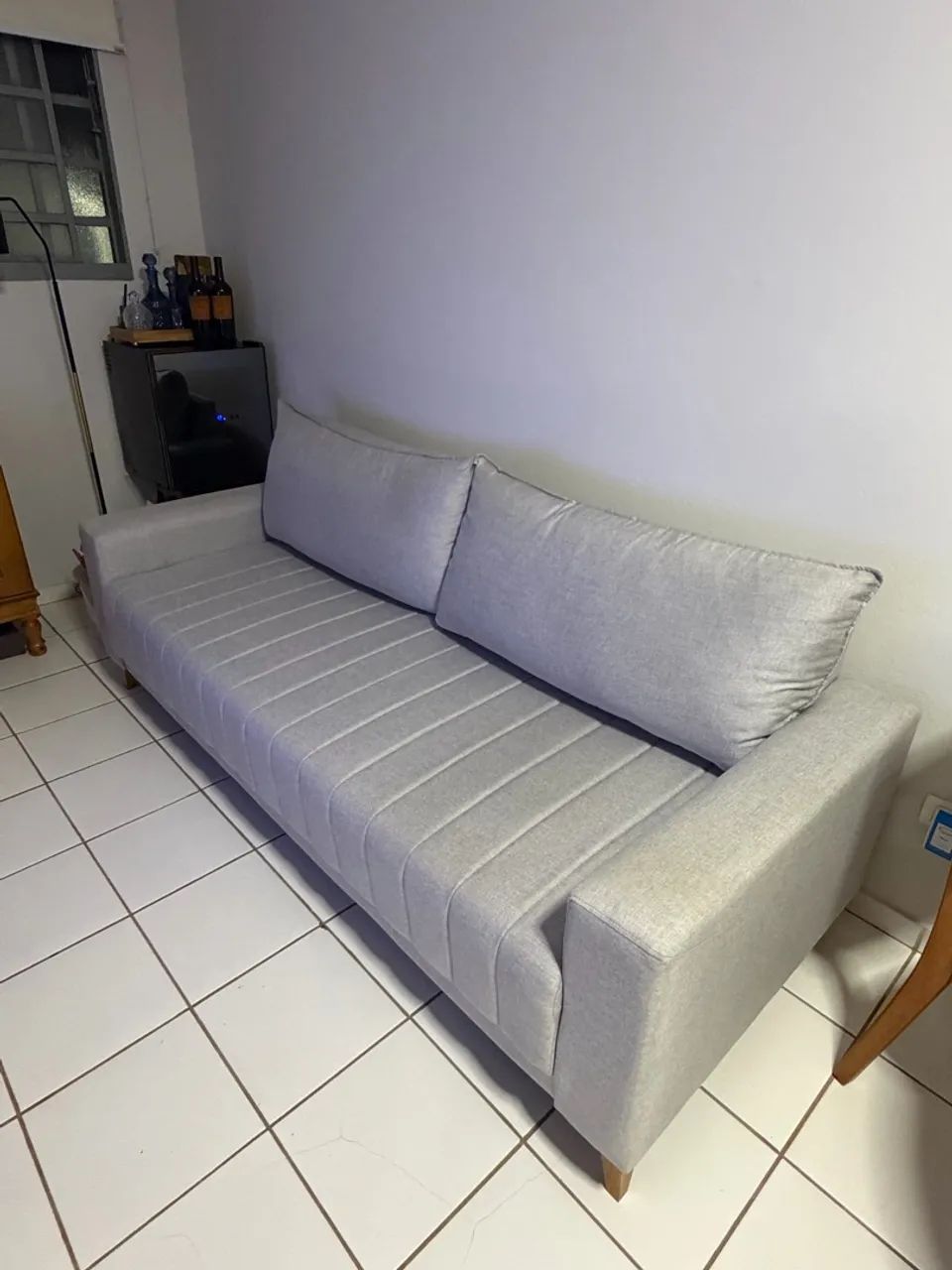 Sofá 2.10 M de linho  - Foto 2