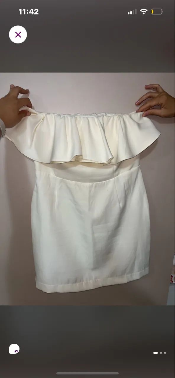 Vestido off white 
