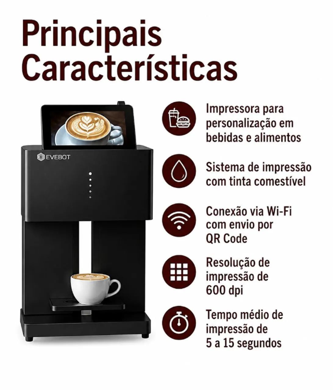 Impressora Profissional para Café  - Foto 2