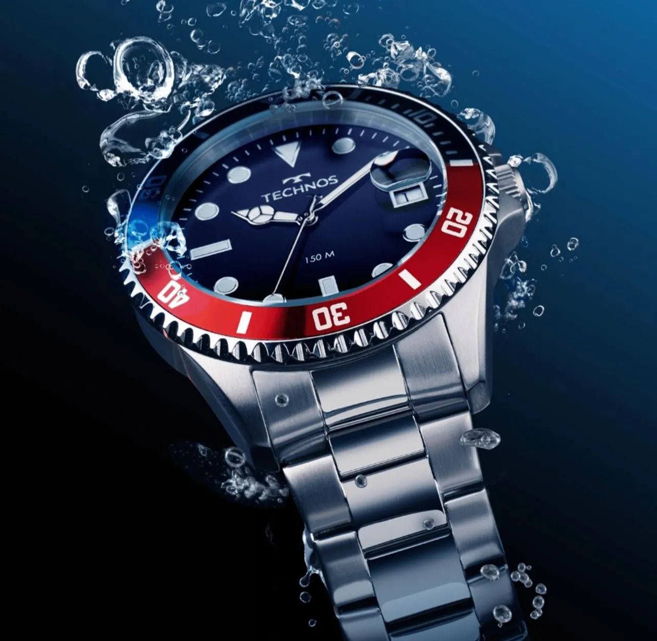 Relógio Technos Masculino Acqua 2415dz/1p - Foto 4