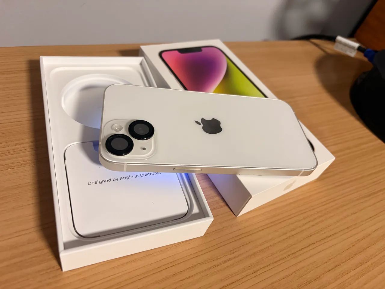 iPhone 14 branco 256g sem marca de uso  - Foto 5