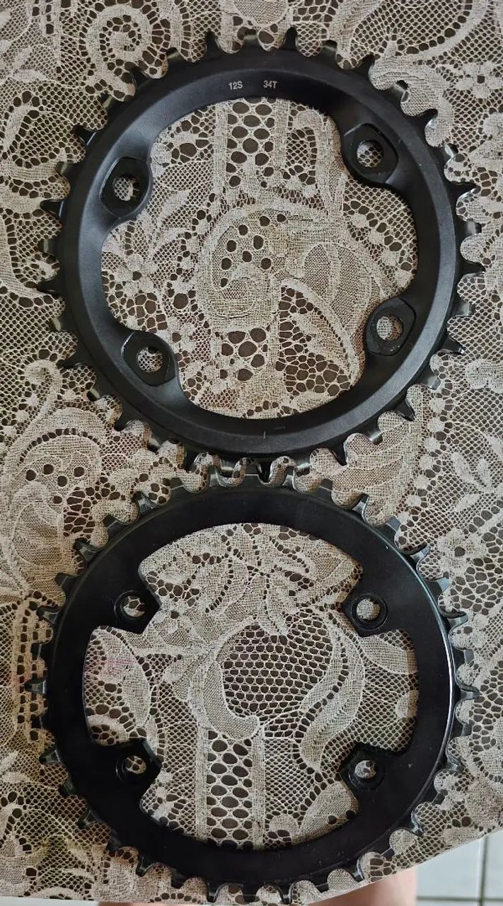 Coroa Shimano Deore Mt610 34 dentes BCD 96s - Foto 2