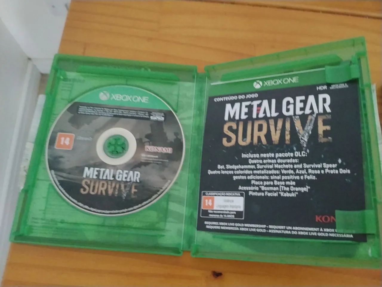 2 Jogos Xbox One S originais (RE2: REMAKE) (METAL GEAR SURVIVE) - Foto 3