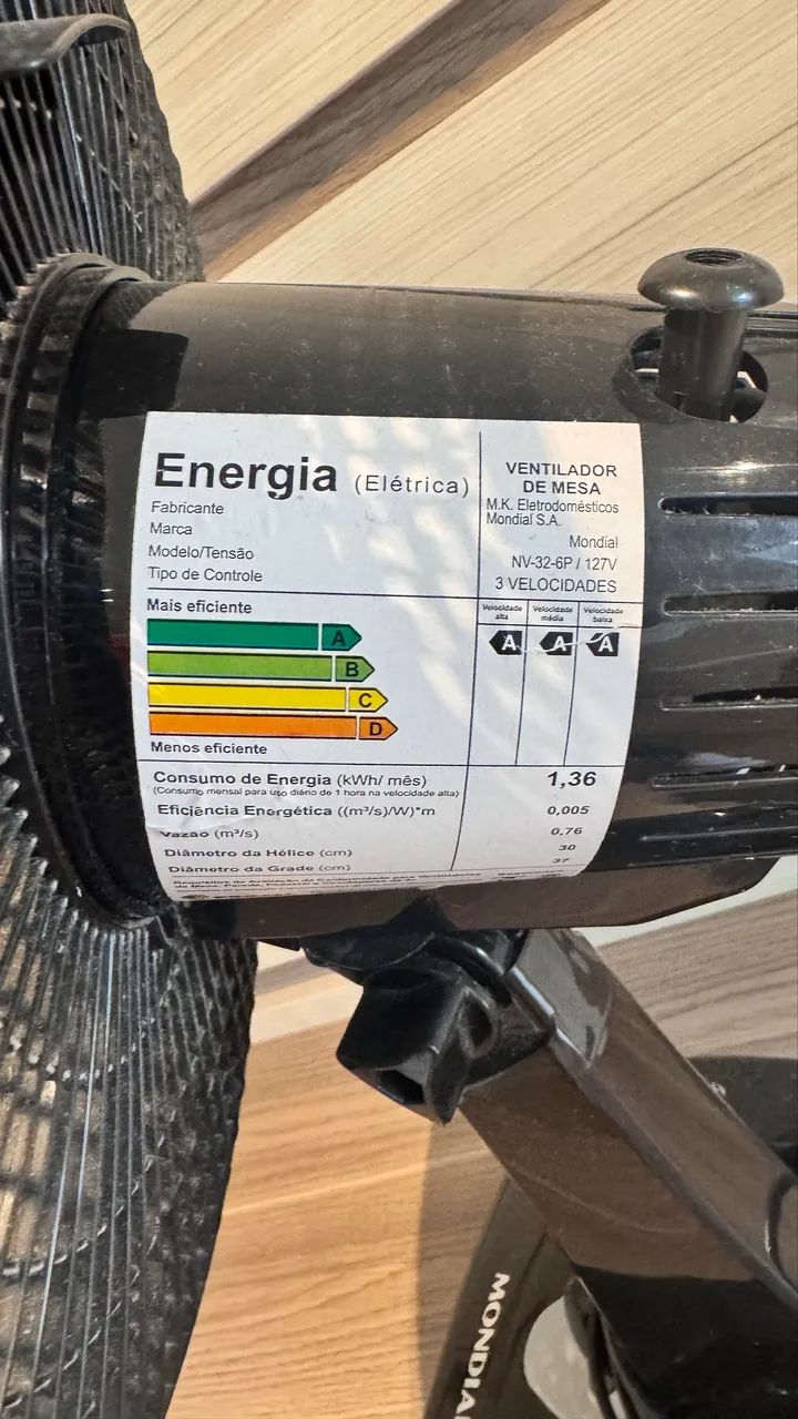 Ventilador de mesa - Foto 4