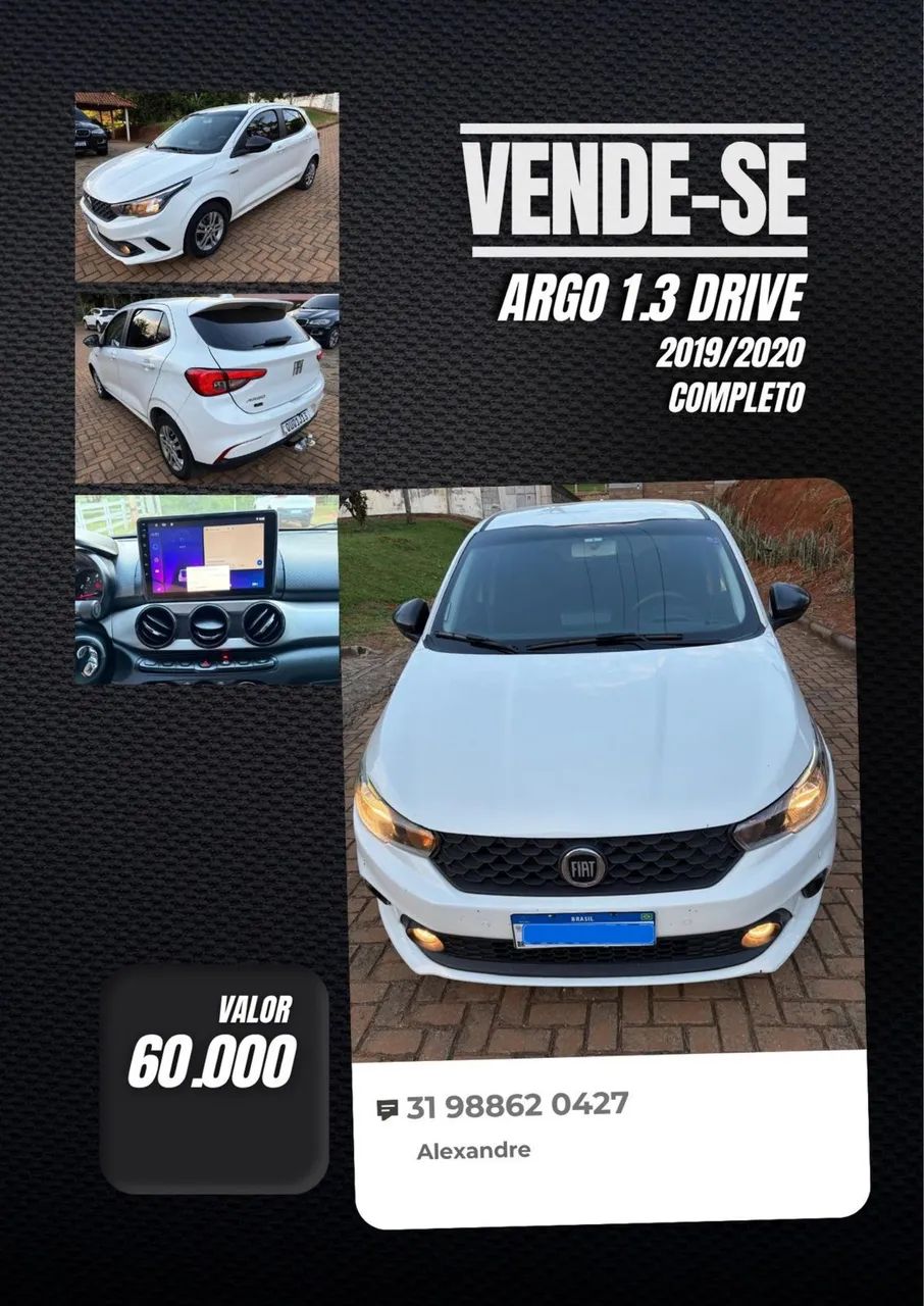 Fiat Argo Drive 1.3 8V Flex 2020