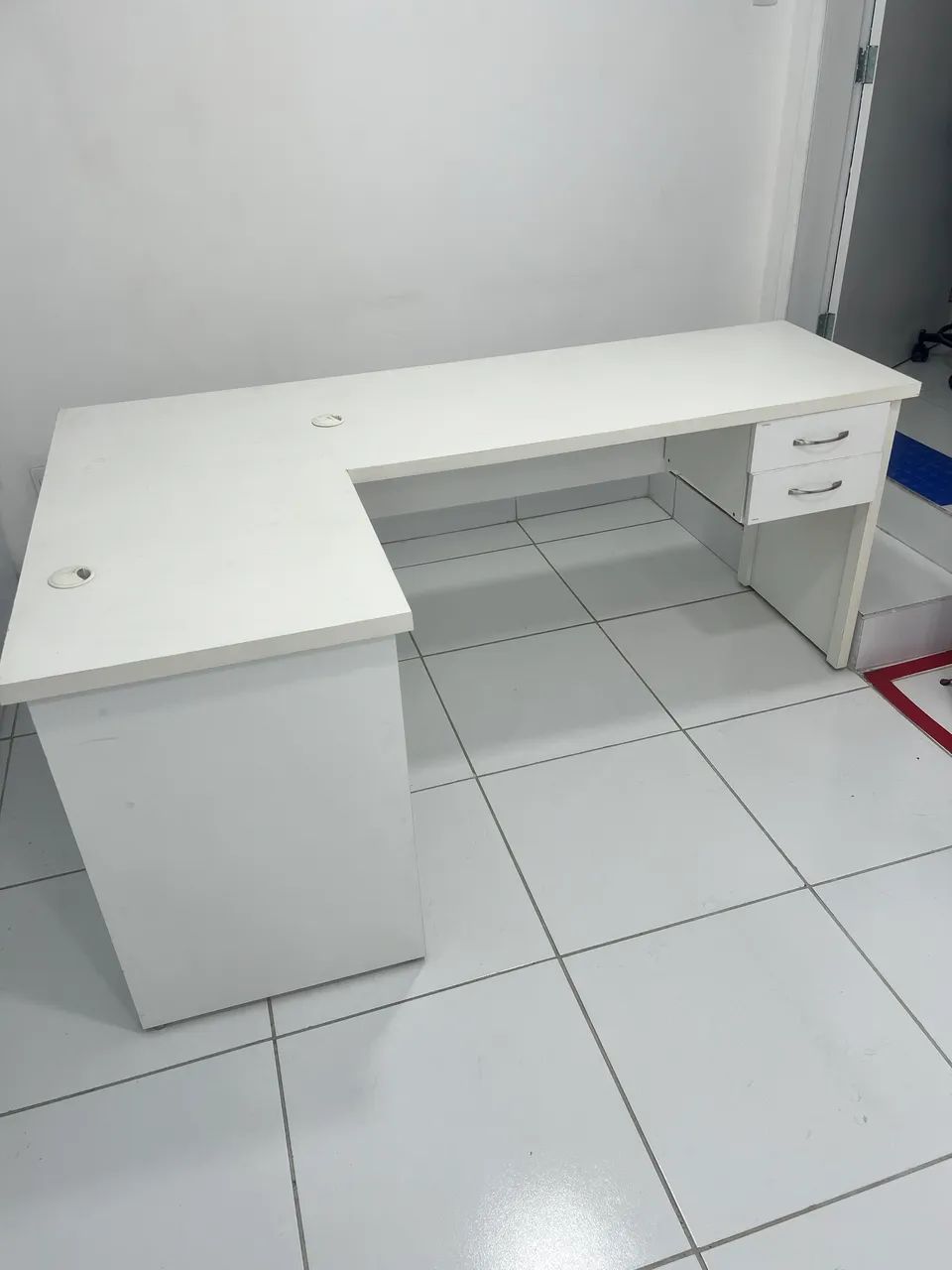 Estação de trabalho, mesa em L - Foto 3