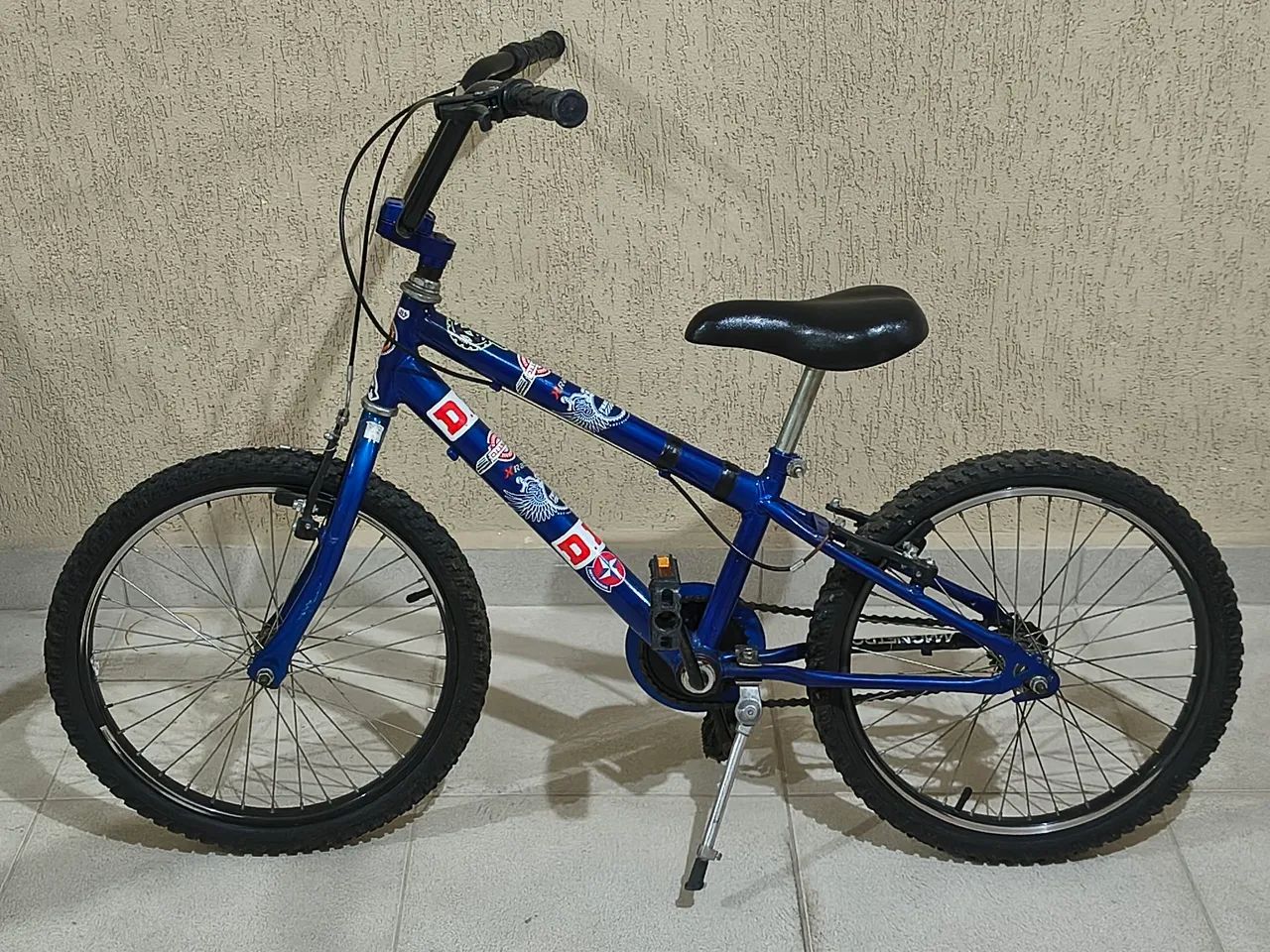 Bicicleta Azul Aro 20 Semi nova