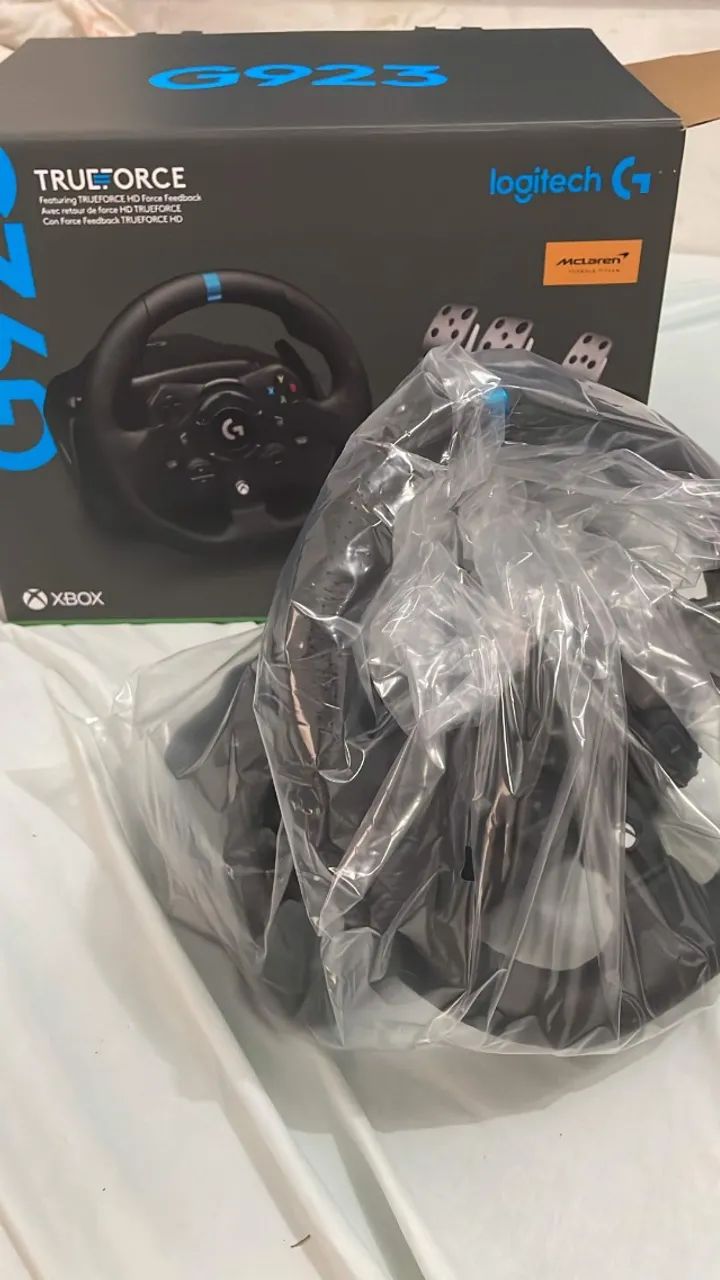 Volante Logitech G923 para Xbox Series X|S, Xbox One e PC com TRUEFORCE - Foto 4