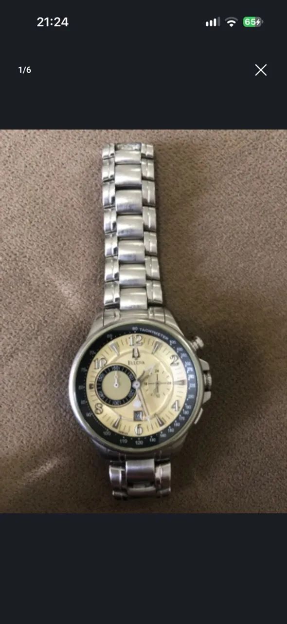 Relógio Bulova Tachymeter original