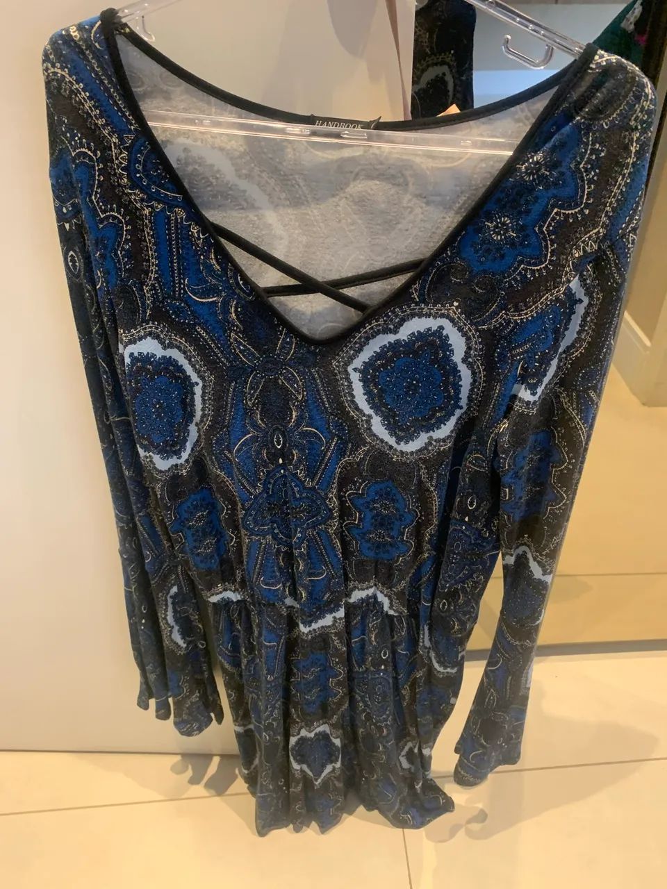 Vestido estampado da Handbock