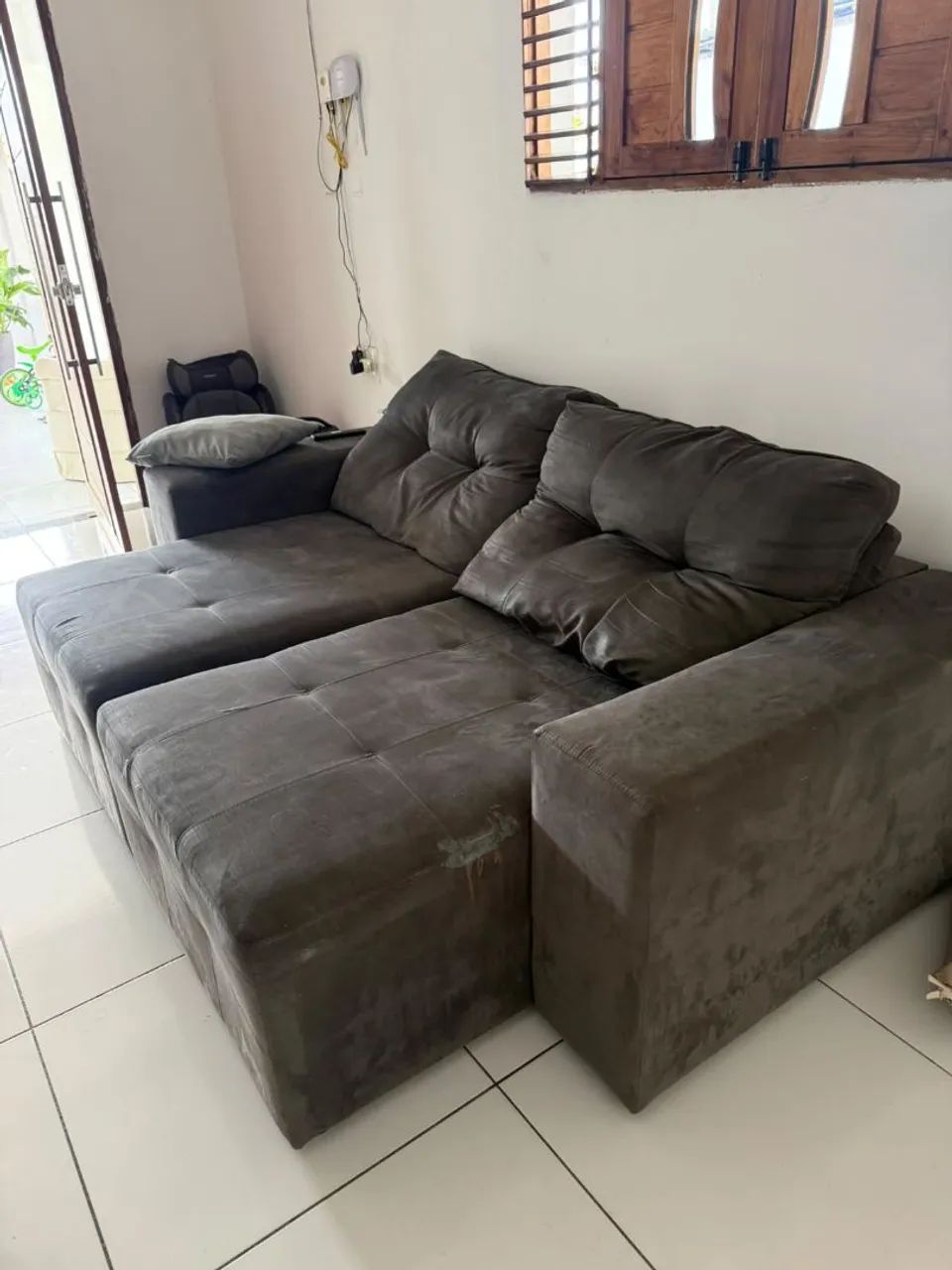 Vendi sofá 2 lugares retrátil  - Foto 2
