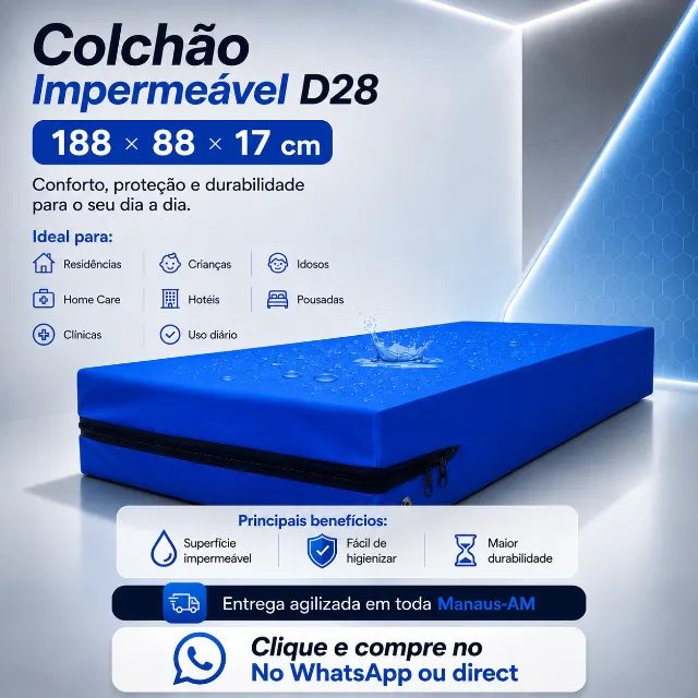Colchão  impermeável D28 Solteiro - Foto 5