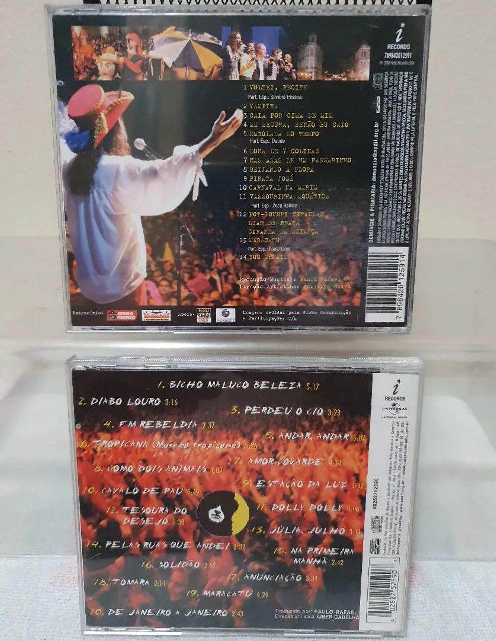 Lote CDs com discografia de Alceu Valença com 2 cds - Foto 2