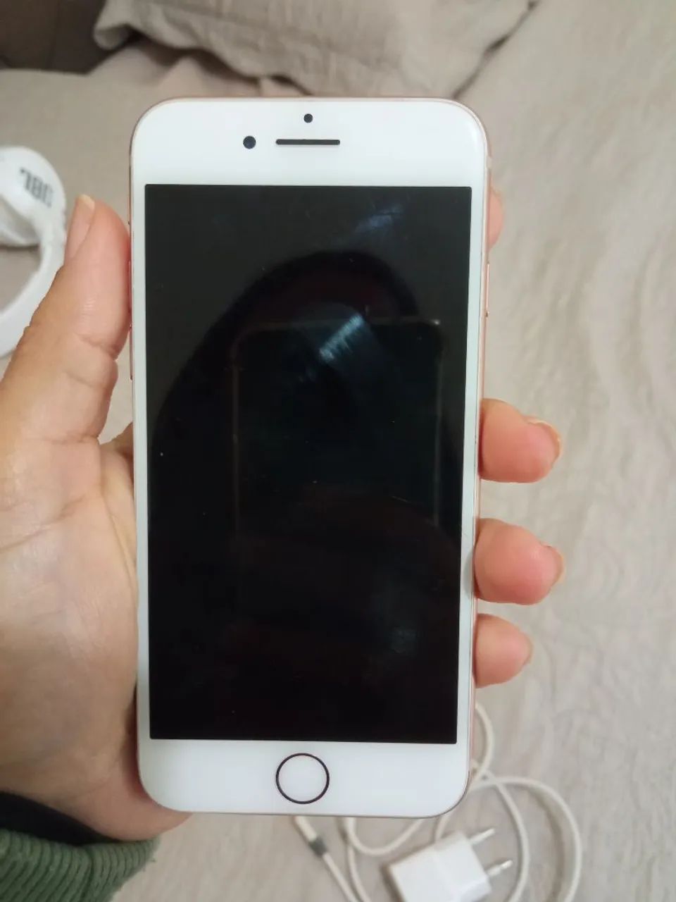 iPhone 8+ carregador+ cases - Foto 2
