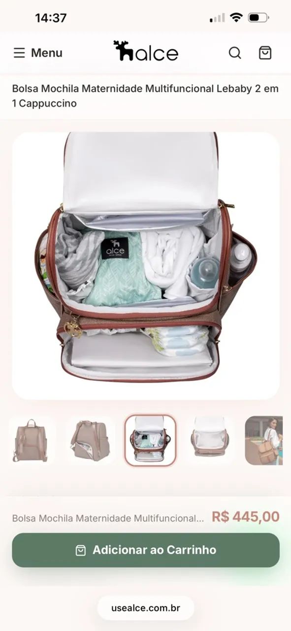 Bolsa mochila maternidade - Foto 2