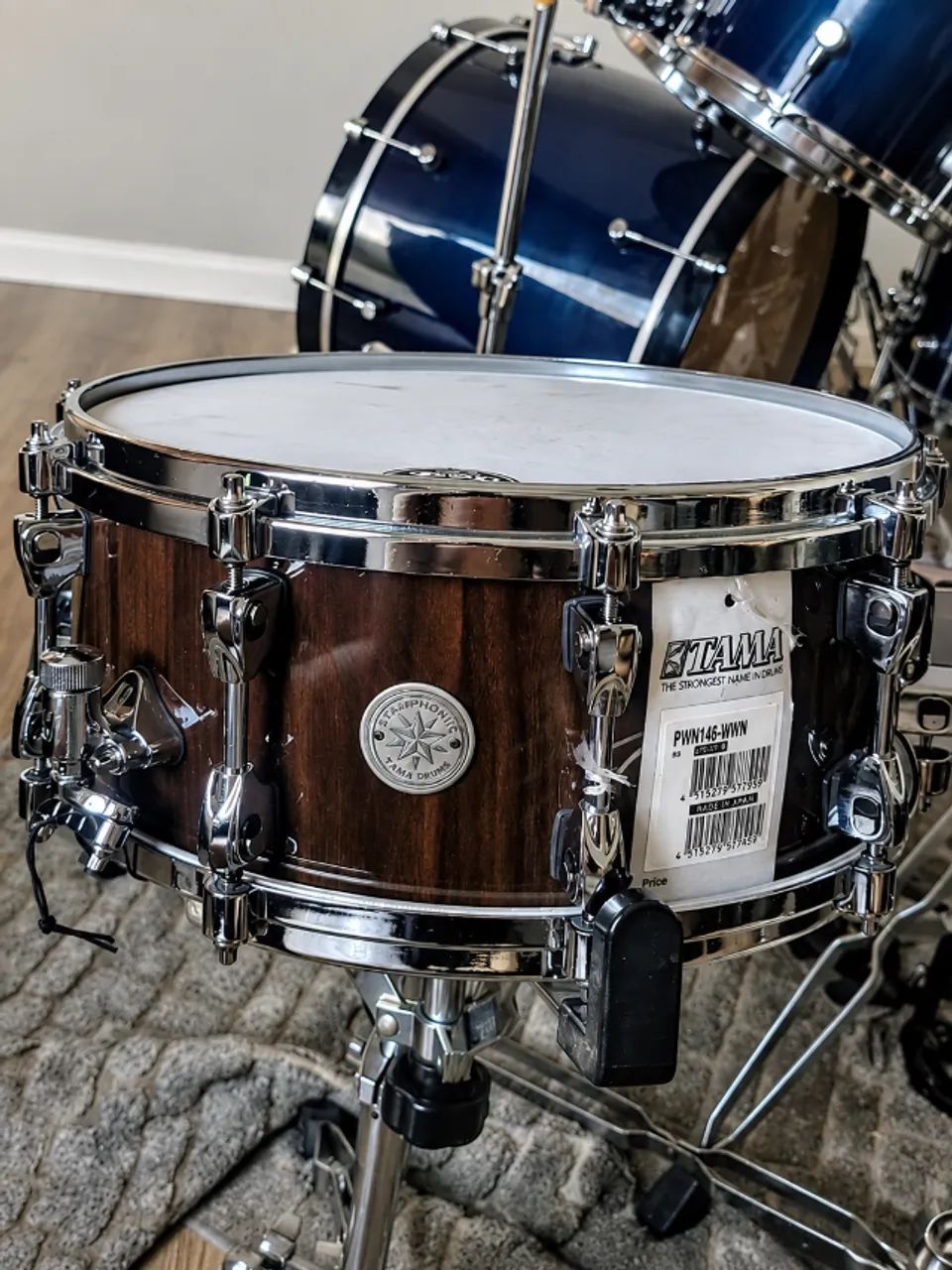 Caixa Tama starphonic walnut 14 x6