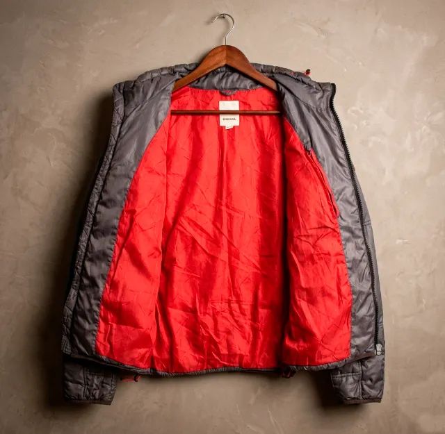 Jaqueta Diesel Térmica Original Com Pluma De Pato - Tam. M - Foto 4