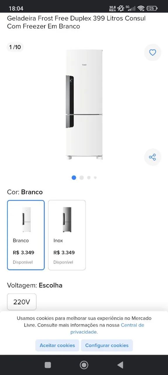 Geladeira Consul 