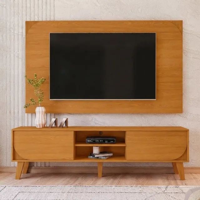 Rack com painel  moderno ate 65 polegadas 