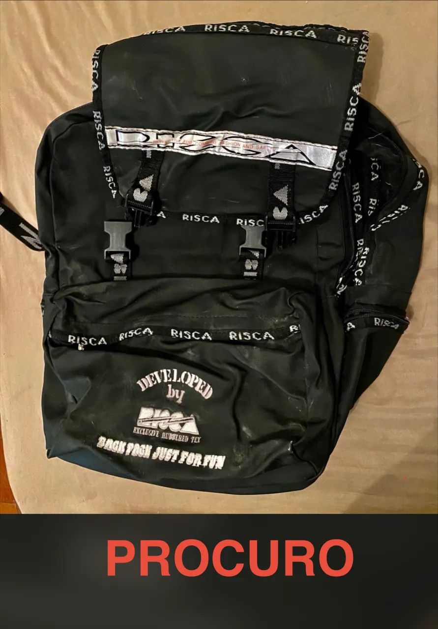 Mochila Risca anos 90