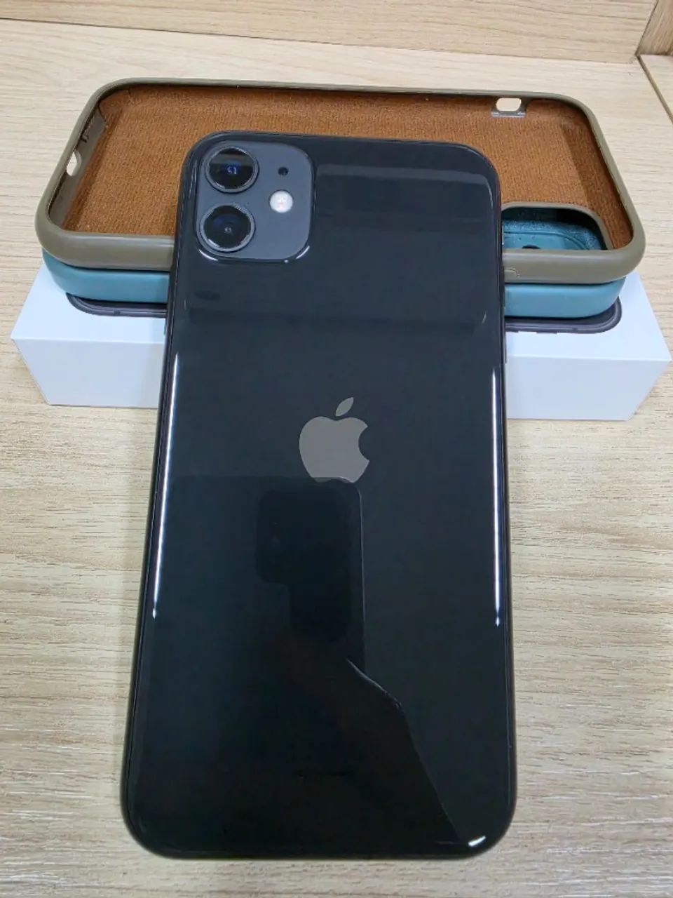 iPhone 11 MHDA3BR/A A2221 64GB Preto - Foto 5