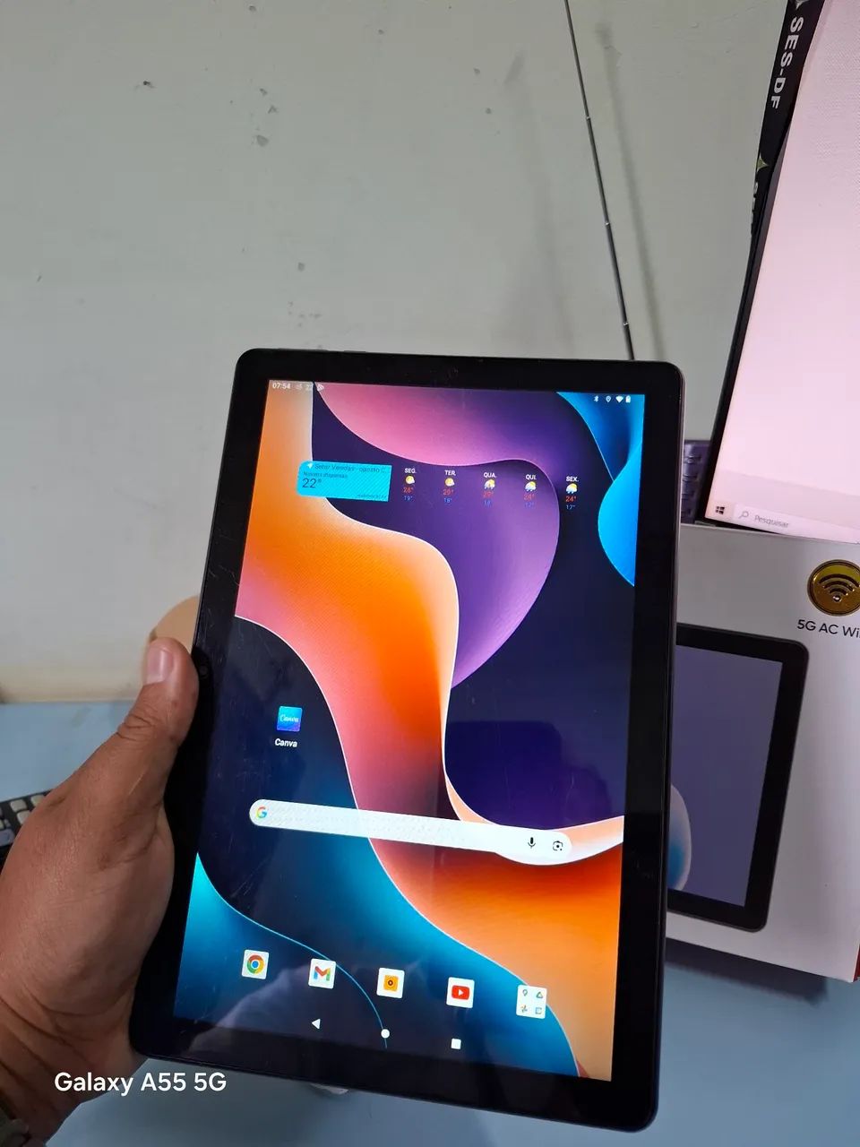 Tablet 10 polegadas com 128gb