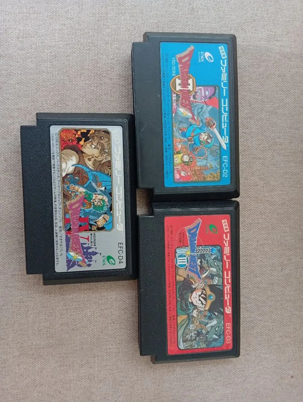 Lote dragon quest famicom 