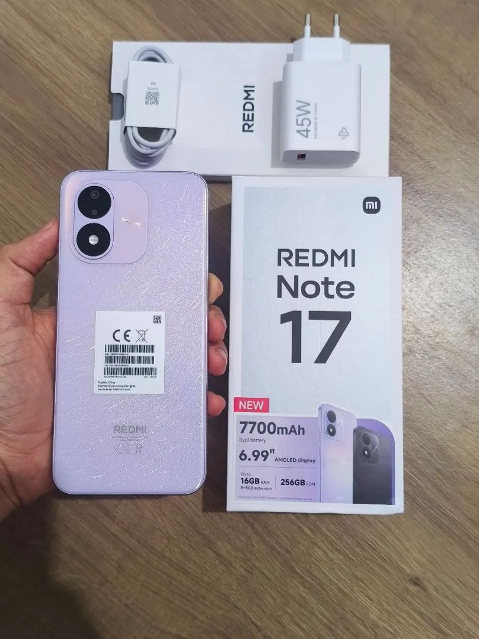 Redimi note 17 256 GB novo 