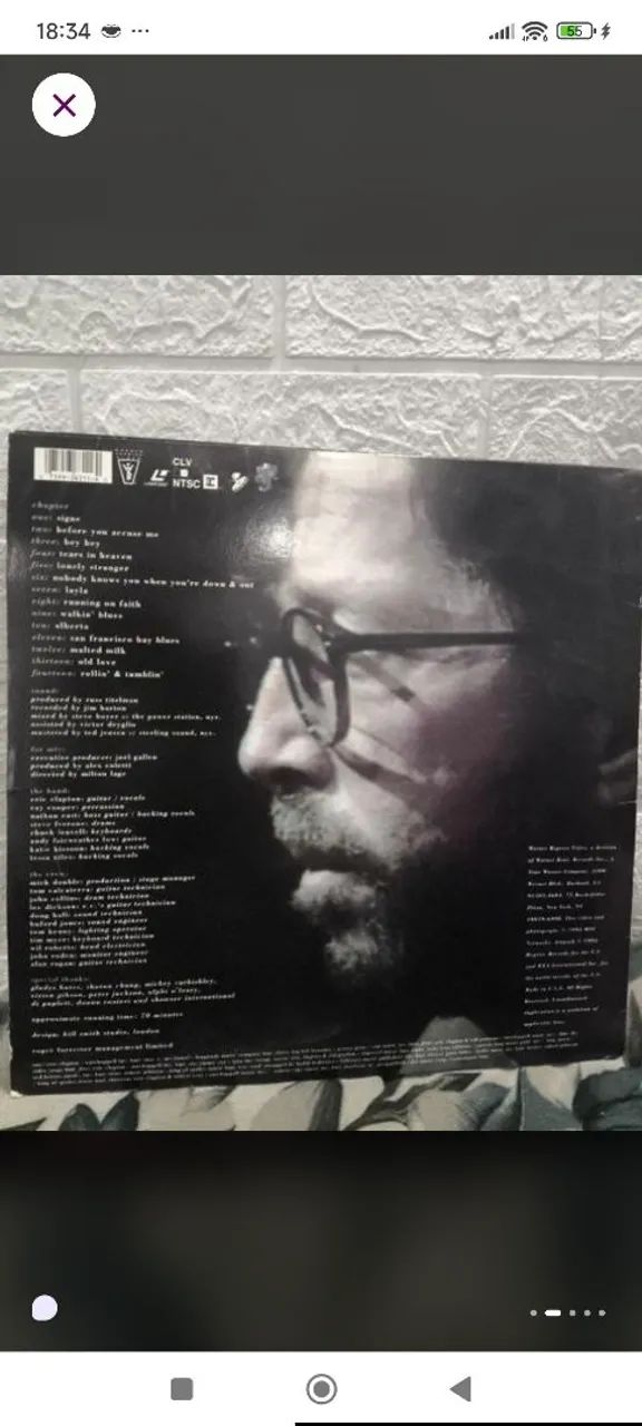 laserdisc Eric Clapton unplugged excelente para colecionadores  - Foto 2