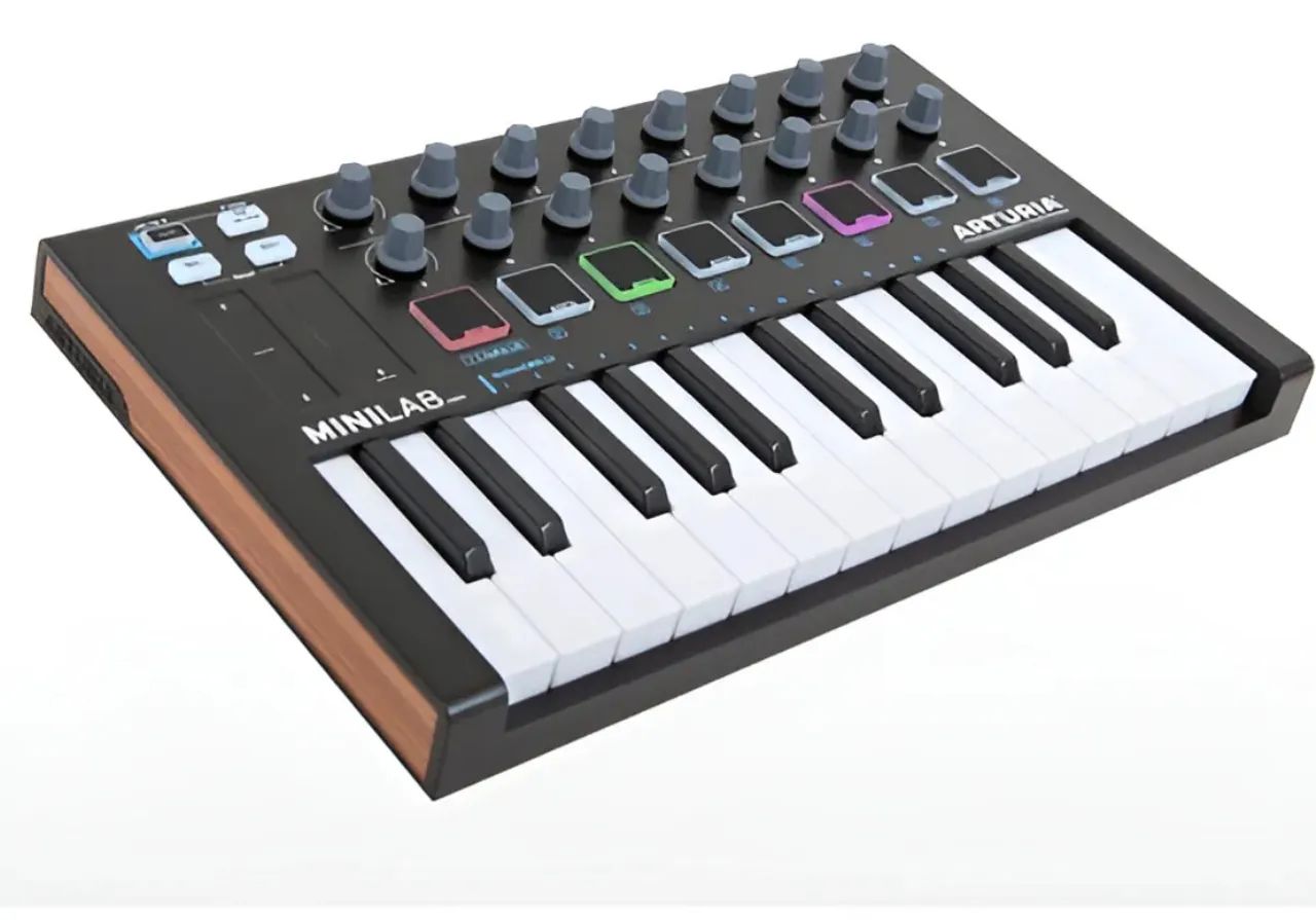 Controlador mídi arturia  mini lab 