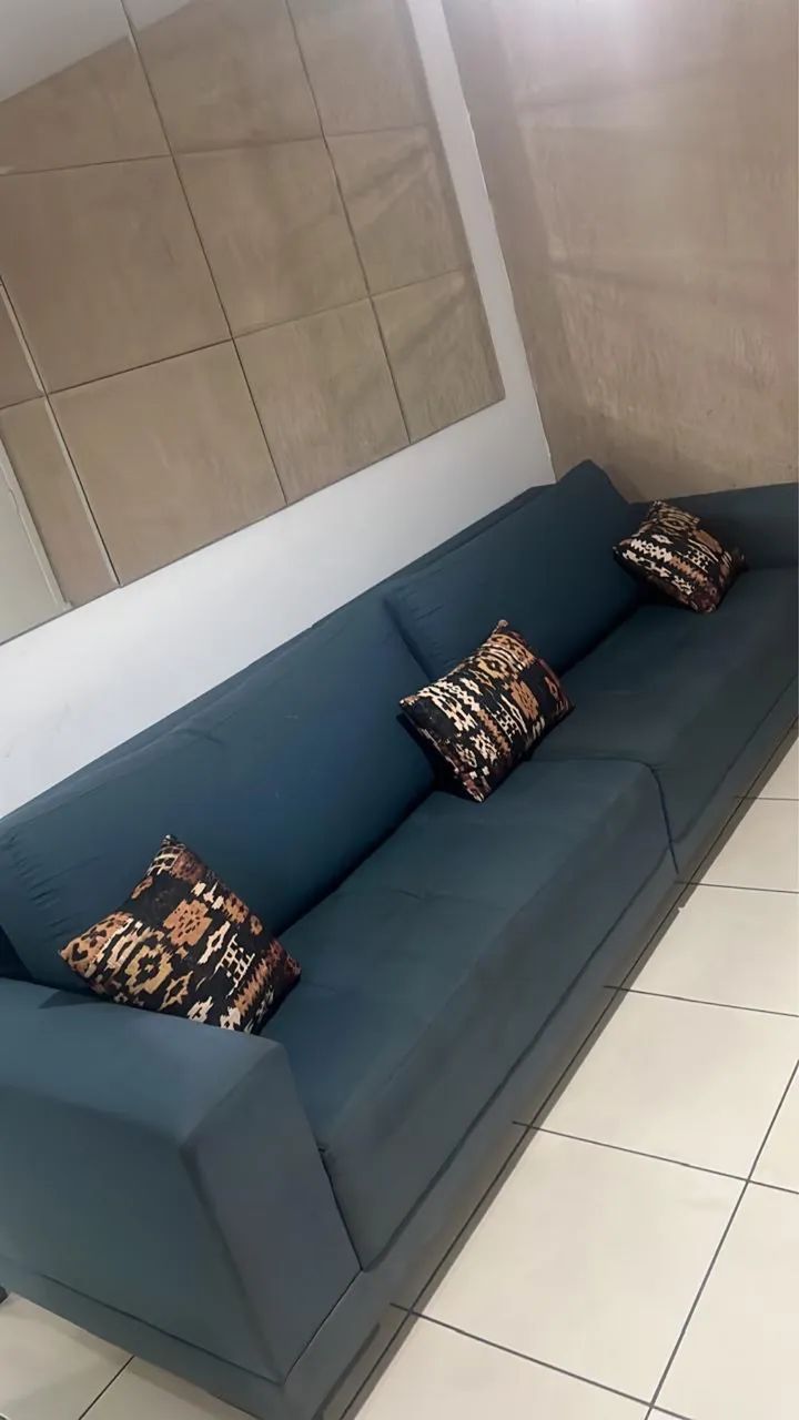 VENDO SOFÁ AZUL