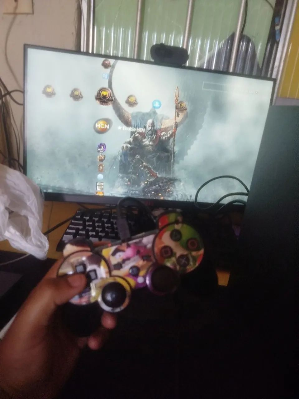 Ps3 slim perfeito estado desbl - Foto 3