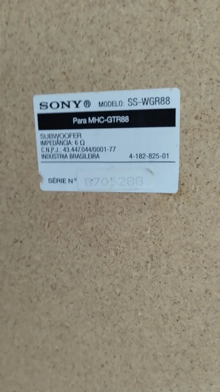Subwoofer Sony GTR88 10 polegadas - Foto 4